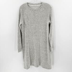 LOFT by You & Grey Women Soft Gray Pullover Long Sleeve Knit Sweater Size Medium